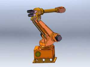 6-axis Robot 3D Model
