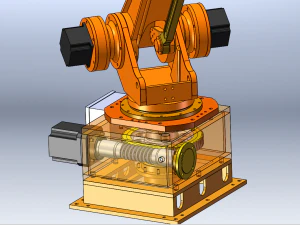 6-axis Robot 3D Model