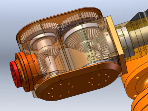 6-axis Robot 3D Model