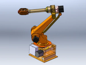 6-axis Robot 3D Model