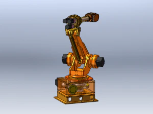 6-axis Robot 3D Model