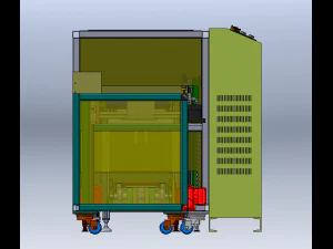 Double-layer High-Speed Chain Assembly Line 3D Model