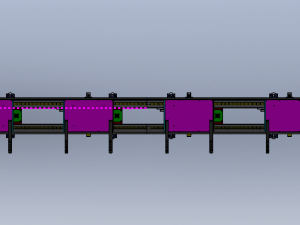 Double-layer High-Speed Chain Assembly Line 3D 모델