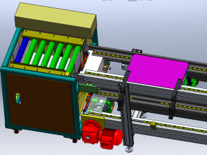 Double-layer High-Speed Chain Assembly Line 3D 모델
