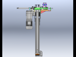 Electric Motor Assembly Conveyor Line Model 3D