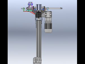 Electric Motor Assembly Conveyor Line Model 3D