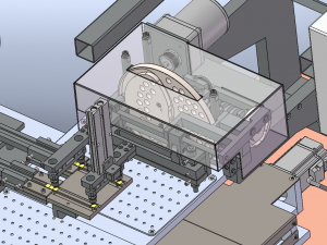 Dual Vibratory Bowl Packaging Machine Model 3D