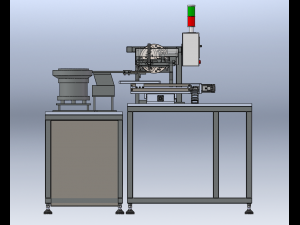 Dual Vibratory Bowl Packaging Machine Model 3D