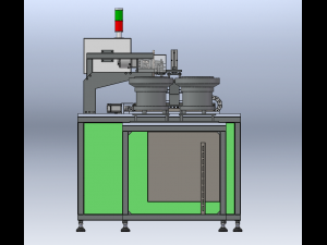 Dual Vibratory Bowl Packaging Machine Model 3D