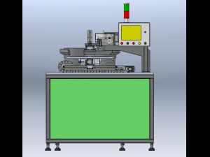 Dual Vibratory Bowl Packaging Machine Model 3D