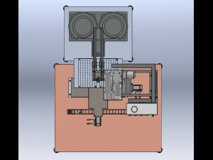 Dual Vibratory Bowl Packaging Machine Model 3D