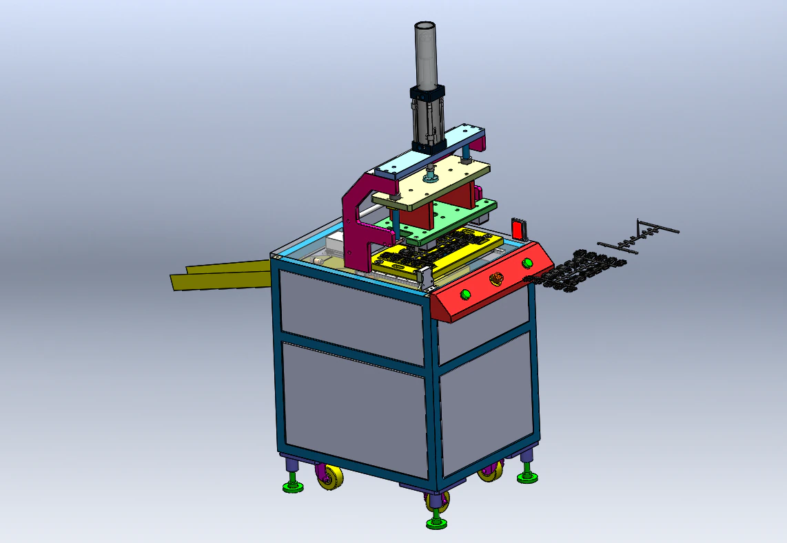 Plastic water mouth cutting machine 3D Model .c4d .max .obj .3ds .fbx .stl .blend