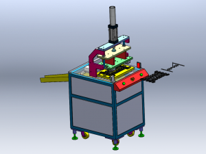 Plastic water mouth cutting machine 3D Модель