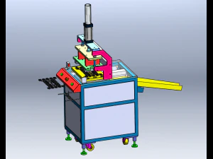 Plastic water mouth cutting machine 3D Model
