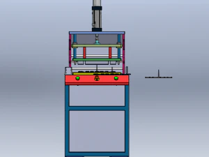 Plastic water mouth cutting machine 3D Model