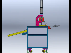 Plastic water mouth cutting machine 3D Model