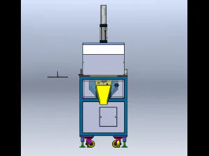 Plastic water mouth cutting machine 3D Model