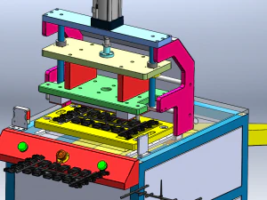 Plastic water mouth cutting machine 3D Model