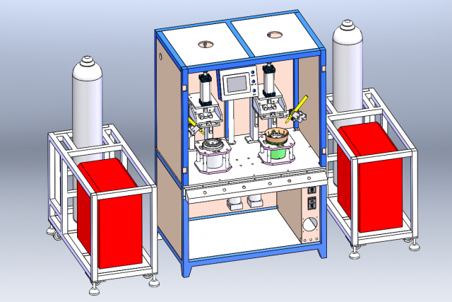 Argon Arc Welding Automatic Welding Machine 3D-Modell .c4d .max .obj .3ds .fbx .stl .blend 