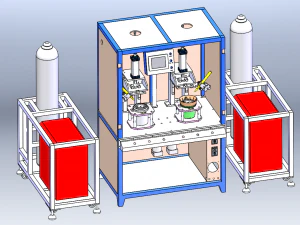 Machine de soudage automatique &agrave; l'arc sous argon Modèle 3D