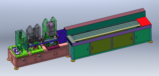 Automatic lock head processing equipment 3D-Modell .c4d .max .obj .3ds .fbx .stl .blend 