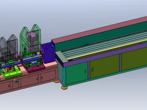 Automatische Verriegelungskopfverarbeitungsausr&uuml;stung 3D Modell