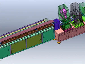 Automatic lock head processing equipment 3D Model