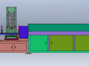 Automatic lock head processing equipment 3D Model