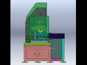 Automatic lock head processing equipment 3D-Modell