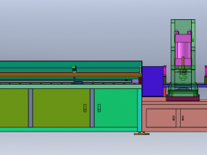 Automatic lock head processing equipment 3D-Modell