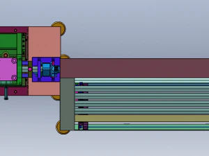 Automatic lock head processing equipment 3D Model