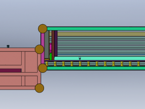 Automatic lock head processing equipment 3D-Modell