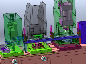 Automatic lock head processing equipment 3D Model