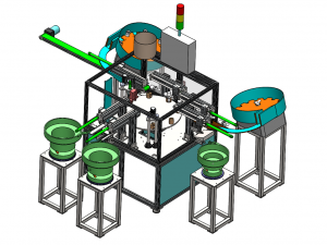 Medical Parts Automatic Assembly Machine Model 3D