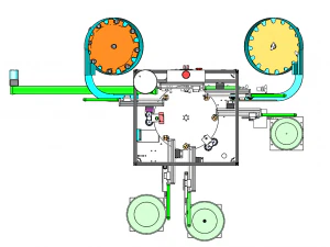 Medical Parts Automatic Assembly Machine 3D Model
