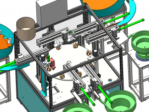 Medical Parts Automatic Assembly Machine 3D Model