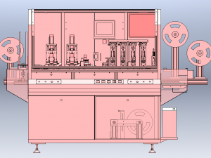 Bank Card Slotting and Chip Implanting Machine Modello 3D