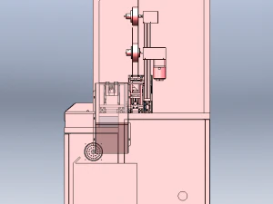 Bank Card Slotting and Chip Implanting Machine 3D Model