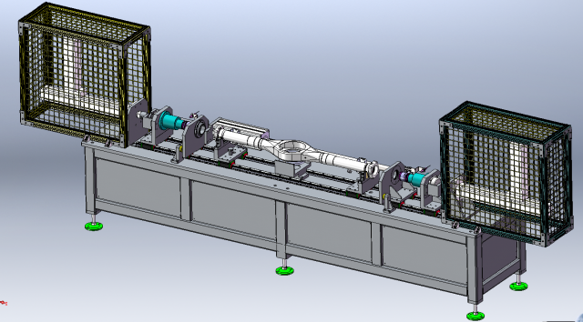 Horizontal Dual-Head Oil Seal Pressing Machine 3D Модель .c4d .max .obj .3ds .fbx .stl .blend 