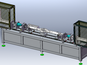 Horizontal Dual-Head Oil Seal Pressing Machine Modello 3D