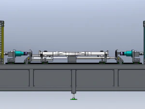 Horizontal Dual-Head Oil Seal Pressing Machine 3D Model