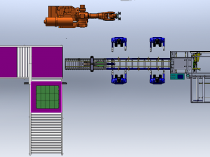 Carton Stacking Machine 3D Model