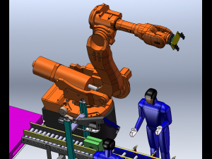 Carton Stacking Machine 3D Model