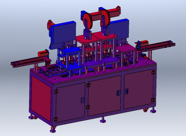 Cam-Driven Sealing Machine 3D Model .c4d .max .obj .3ds .fbx .stl .blend 