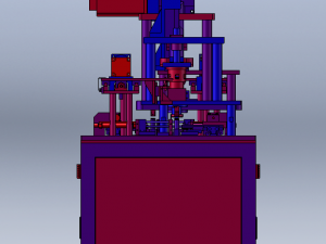 Cam-Driven Sealing Machine 3D Model