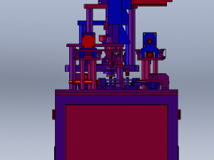 Cam-Driven Sealing Machine 3D Model