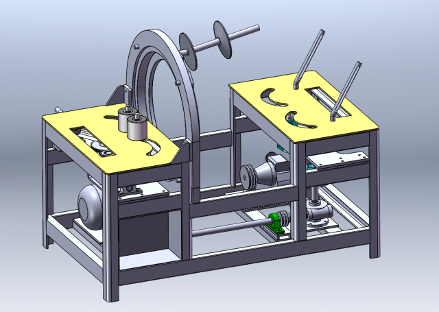 Profile Packaging Machine 3D 모델 .c4d .max .obj .3ds .fbx .stl .blend 