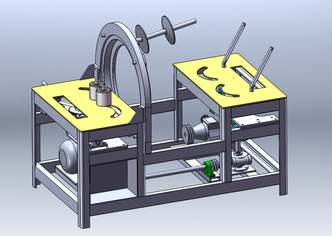 Profile Packaging Machine 3D Model .c4d .max .obj .3ds .fbx .stl .blend 