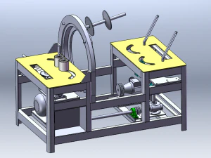 Máquina de embalagem de perfil Modelo 3D