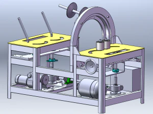 Profile Packaging Machine 3D Model